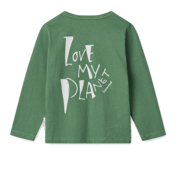 Apia Placement Longsleeve T-Shirt Love my planet - Image 2