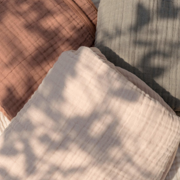 Muslin Blanket (4-layer) - Toasted Almond - Image 2