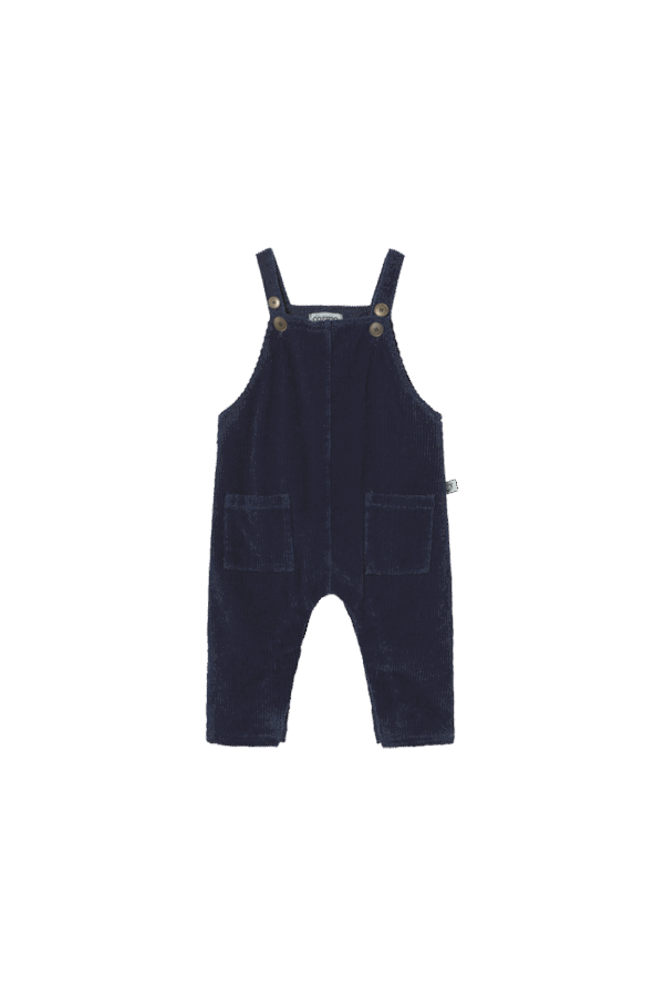 Denim corduroy baby overalls