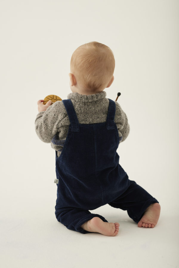 Denim corduroy baby overalls - Image 2