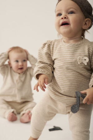 LEGGING239w5 stone soft cotton rib