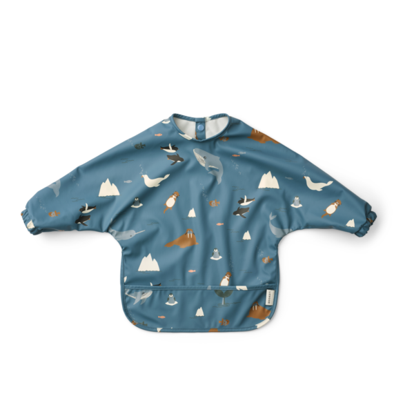 Merle Printed Cape Bib Arctic Sea / Ocean view