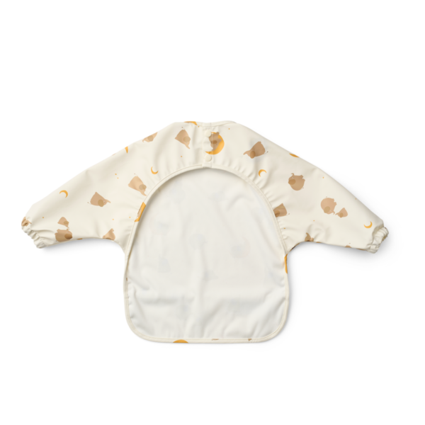 Merle Printed Cape Bib Elephant / Creme de la creme - Image 2