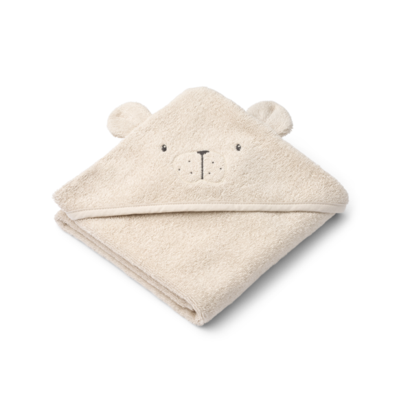 Albert Polarbear Hooded towel