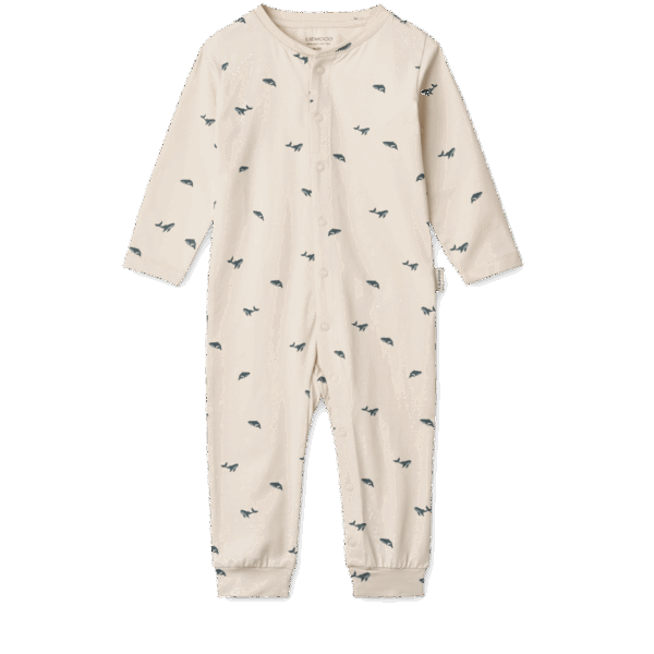 Birk Printed Pyjamas Jumpsuit  Mini whale