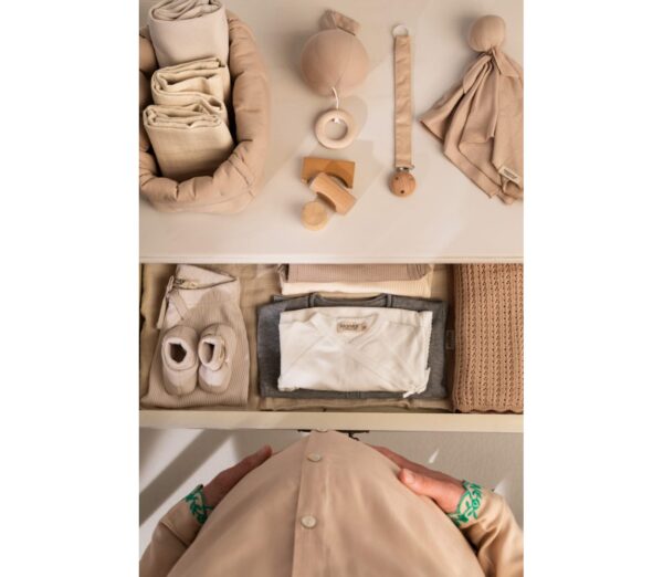MarMar Copenhagen Alo Pacifier string Grey Sand