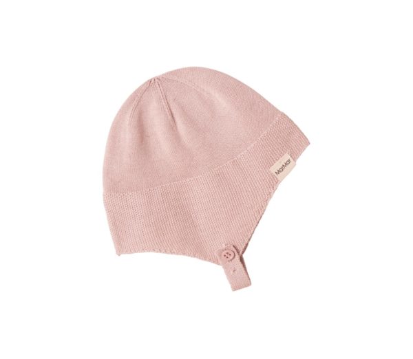 Knit baby hat Faded Rose