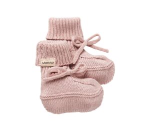 MarMar Copenhagen Small baby booties Faded Rose