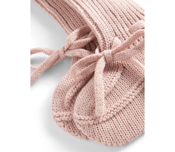 Small baby booties Faded Rose - Image 4
