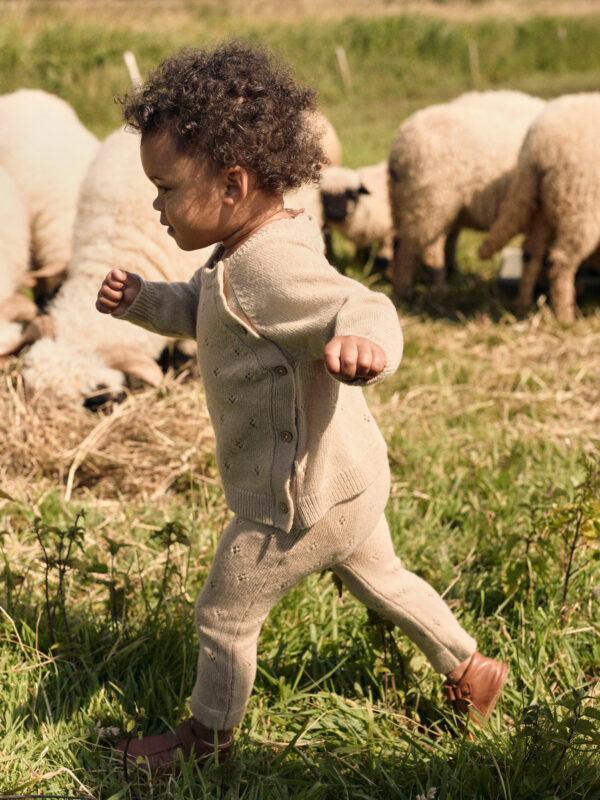 Wool baby Knit Cardigan - Image 4
