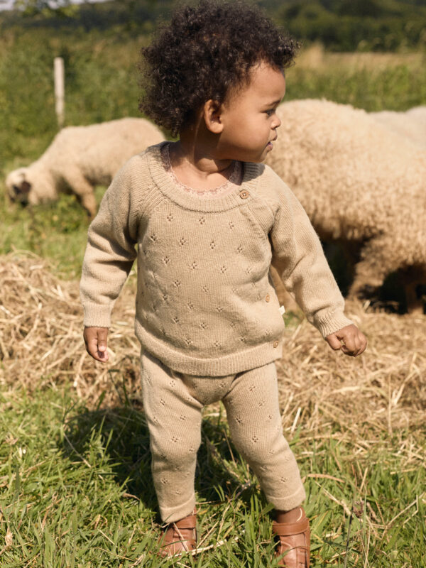 Wool baby Knit Cardigan - Image 5