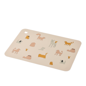 Jude Printed Placemat Cats and Dogs / Sandy