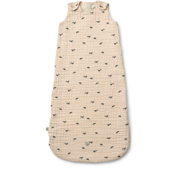 Flora Printed Sleeping Bag Mini whale