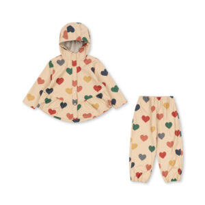 Faire Rain Set Bon Coeur Coloré