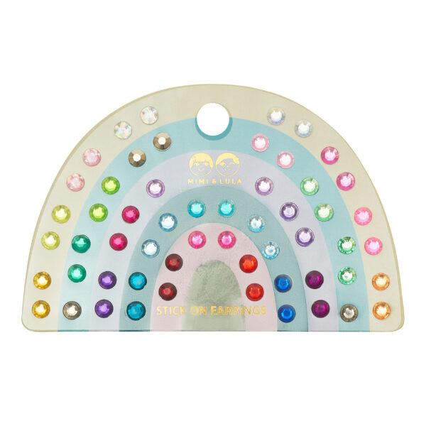 Mimi & Lula - Bright Gem Stick On Earrings