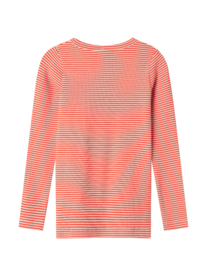 MarMar Copenhagen - Red Striped Plain long-sleeved T-shirt