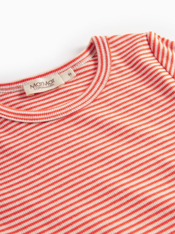MarMar Copenhagen - Red Striped Plain long-sleeved T-shirt