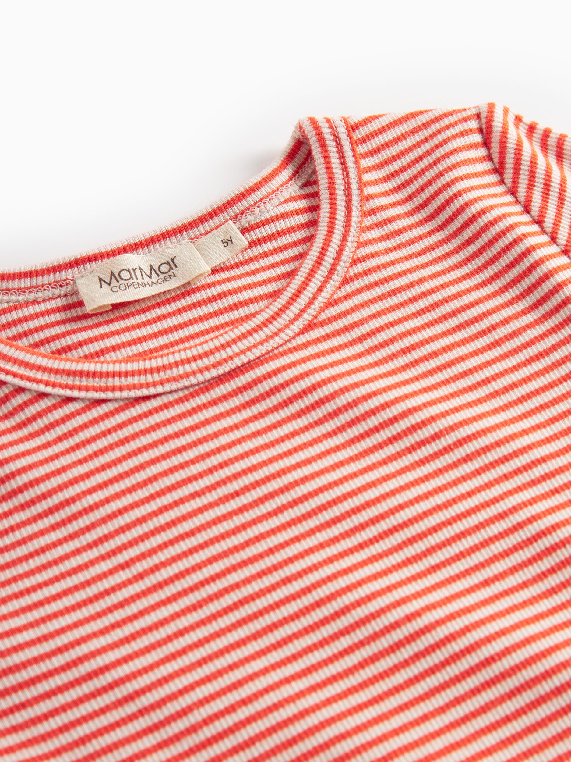 MarMar Copenhagen - Red Striped Plain long-sleeved T-shirt