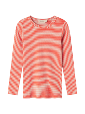 MarMar Copenhagen - Red Striped Plain long-sleeved T-shirt