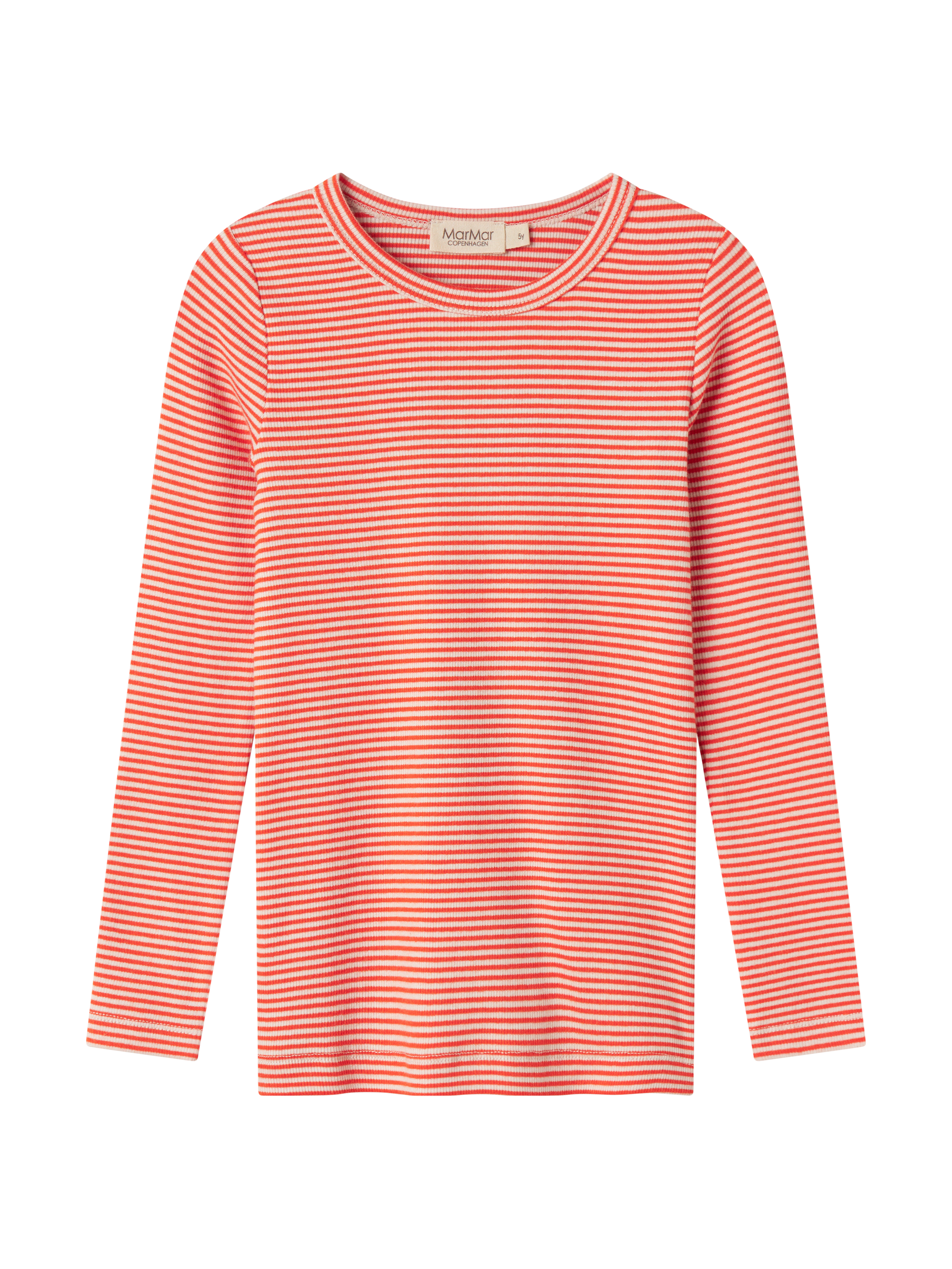 MarMar Copenhagen - Red Striped Plain long-sleeved T-shirt