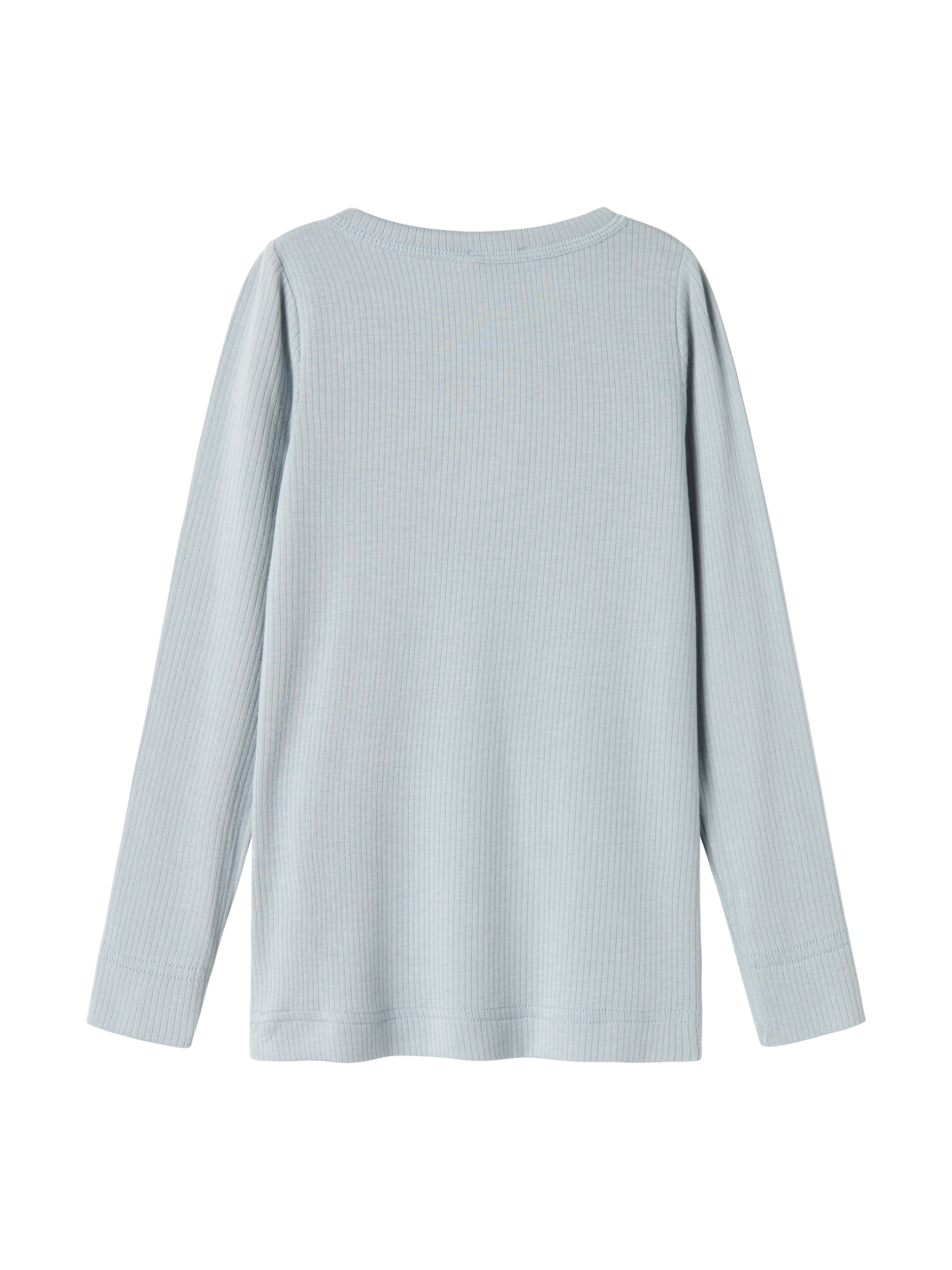 Mar Mar Copenhagen - MicroModal Long-sleeved t-shirt with buttons, blue