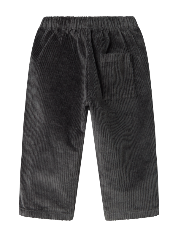 MarMar Copenhagen - Corduroy pants Palle, samt, soft, dark blue
