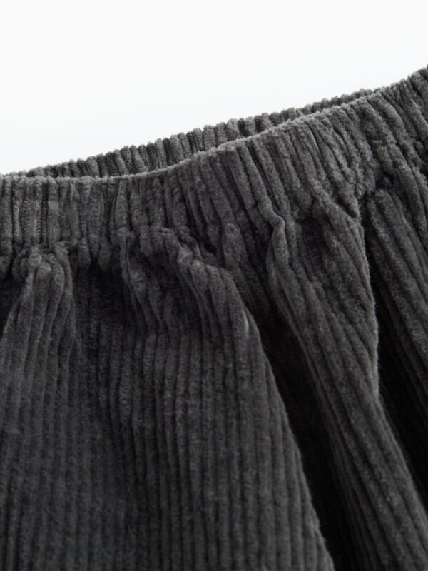 MarMar Copenhagen - Corduroy pants Palle, samt, soft, dark blue