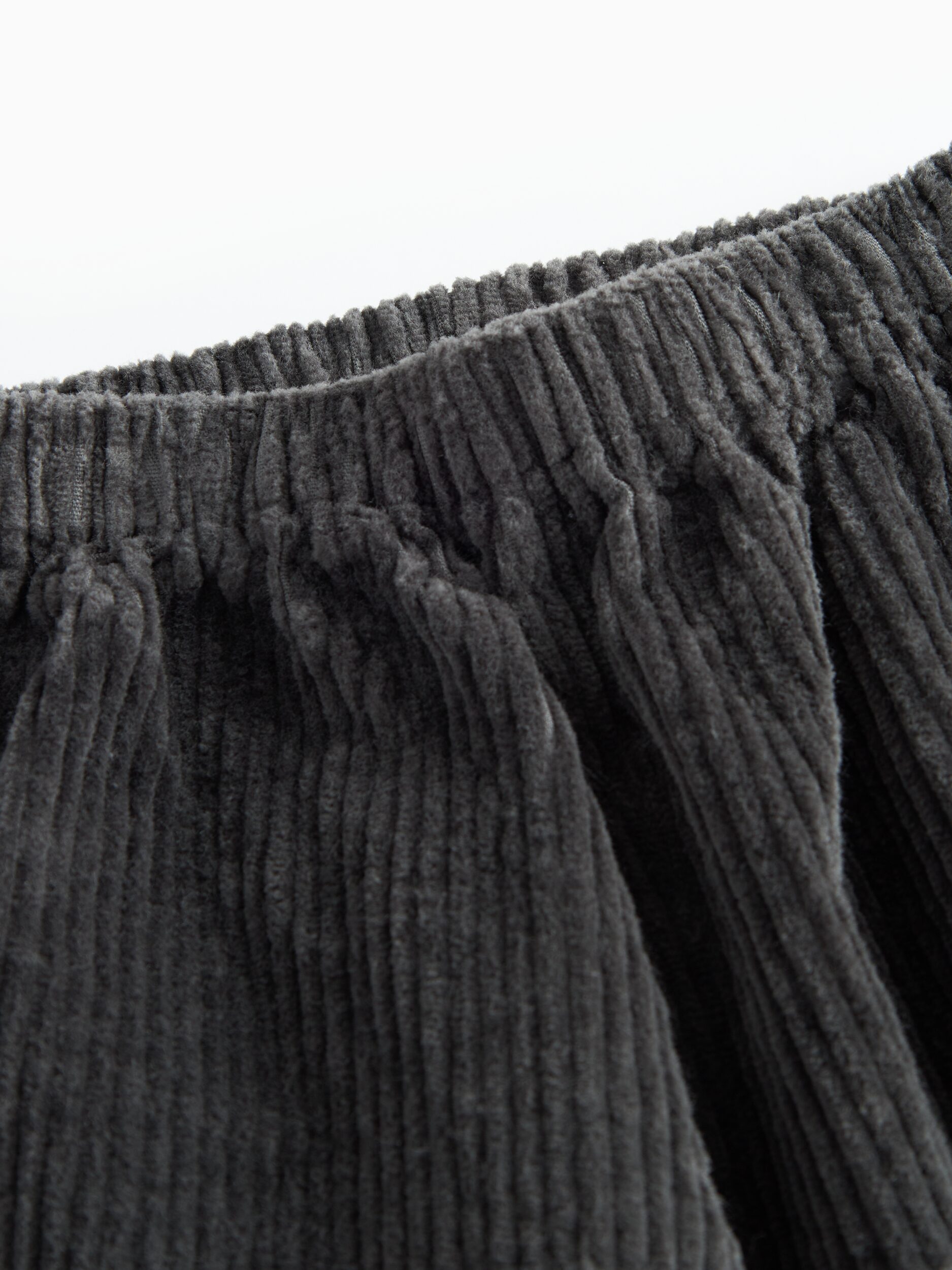 MarMar Copenhagen - Corduroy pants Palle, samt, soft, dark blue