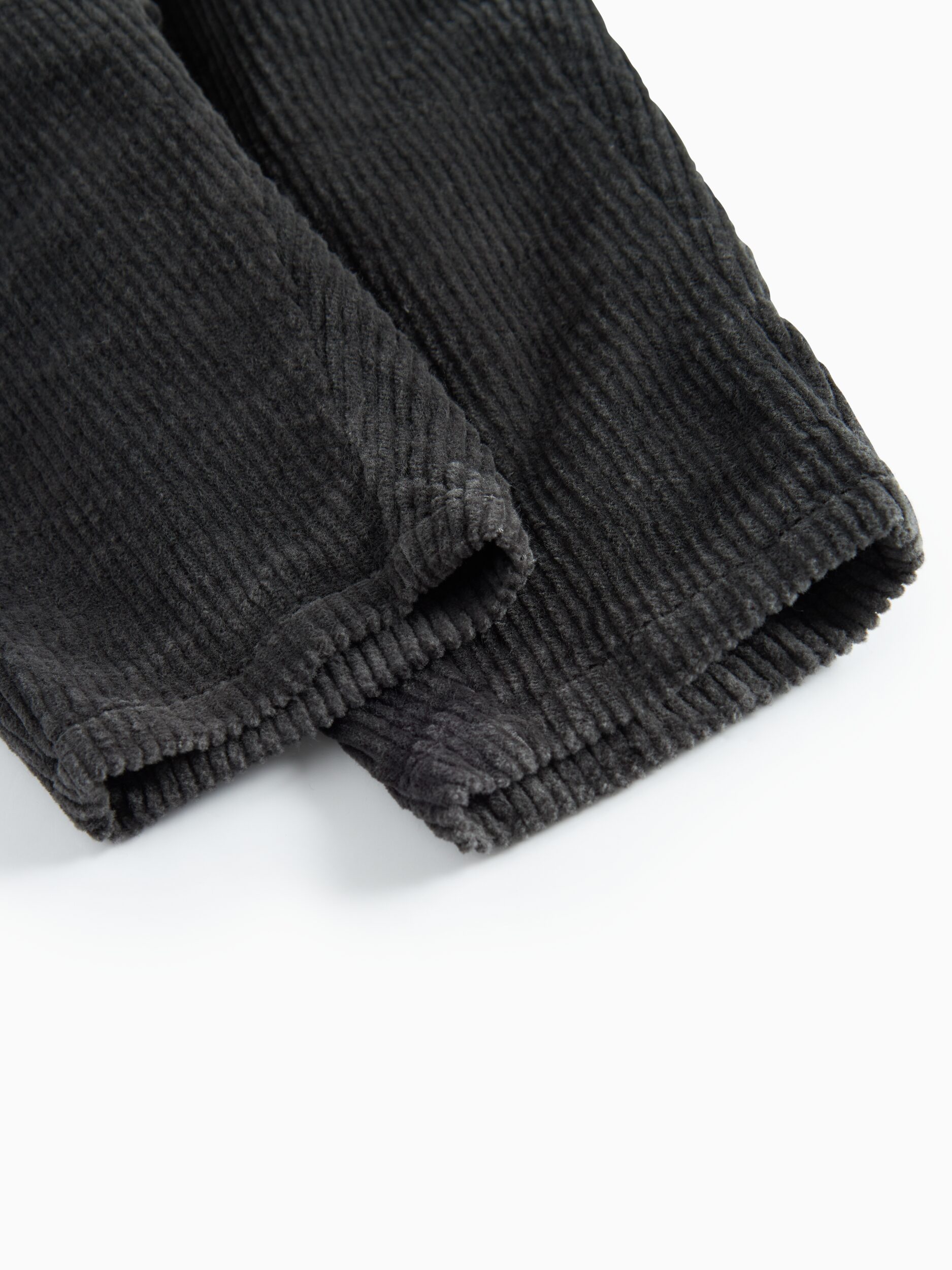 MarMar Copenhagen - Corduroy pants Palle, samt, soft, dark blue