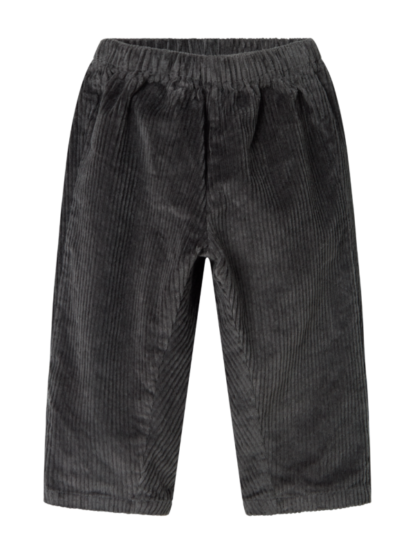 MarMar Copenhagen - Corduroy pants Palle, samt, soft, dark blue