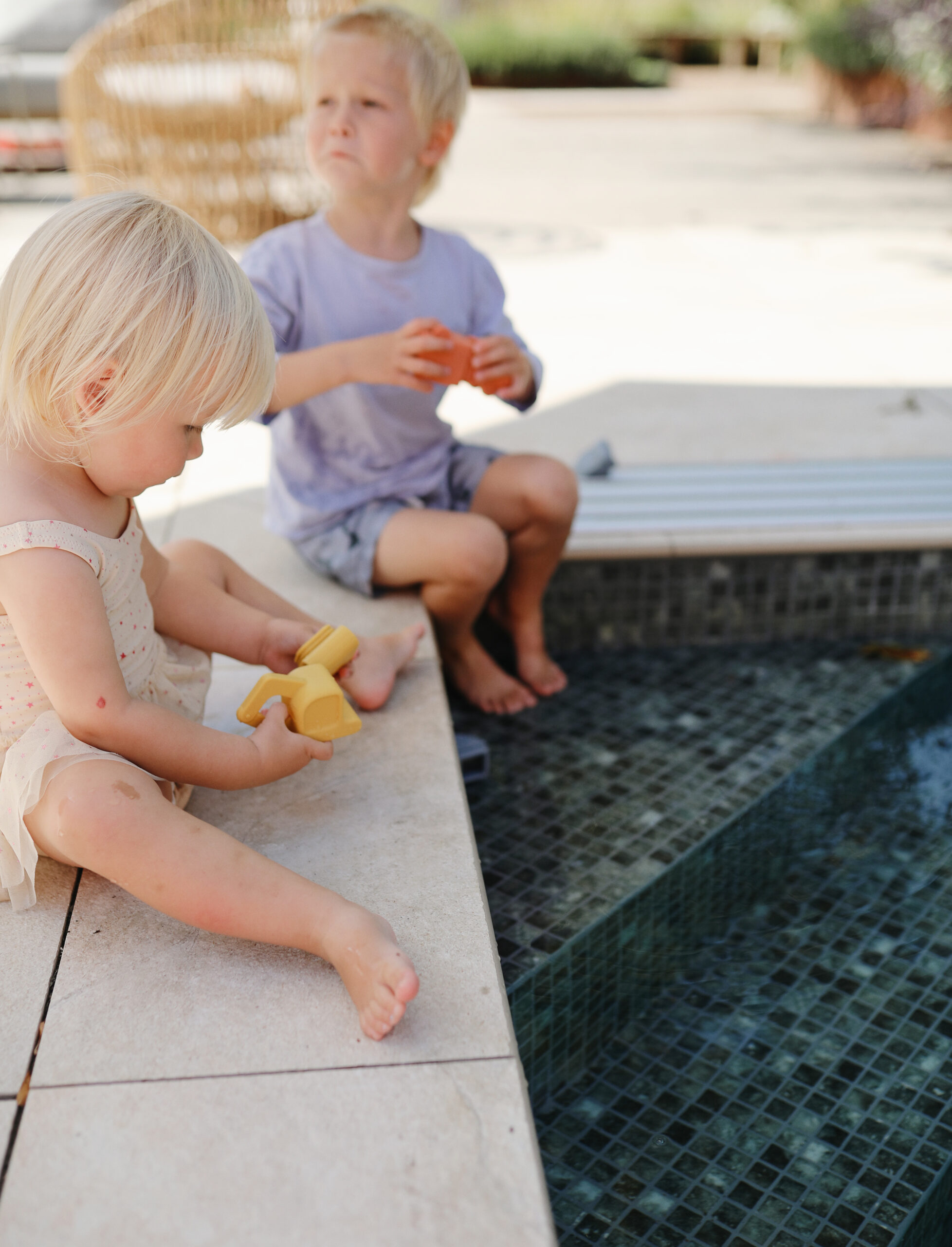 Mushie - Vehicles Bath Play Set- 4 Pack, silicone