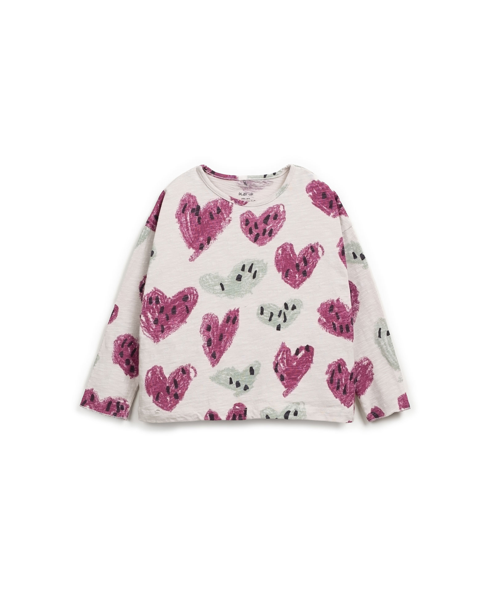 Play Up - Jersey T-shirt with print, T-shirt, bio cotton, organic cotton