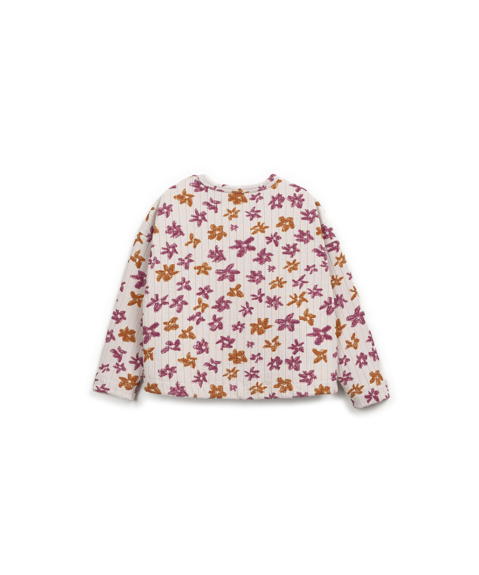 Play Up - Jersey T-shirt with print, floral T-shirt, bio cotton, organic cotton