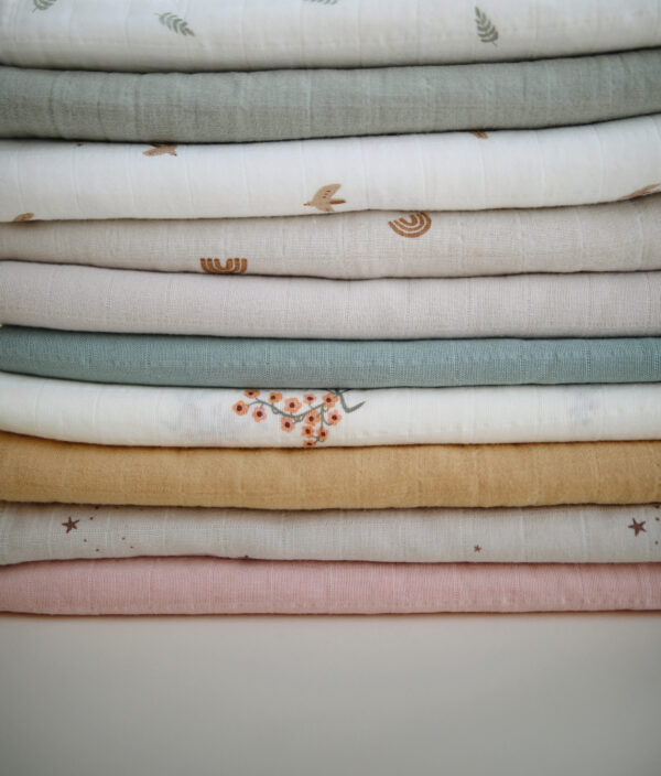 Mushie - Swaddle, organic cotton, big sized