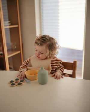 Mushie - Flower Press Toy, silicone teether