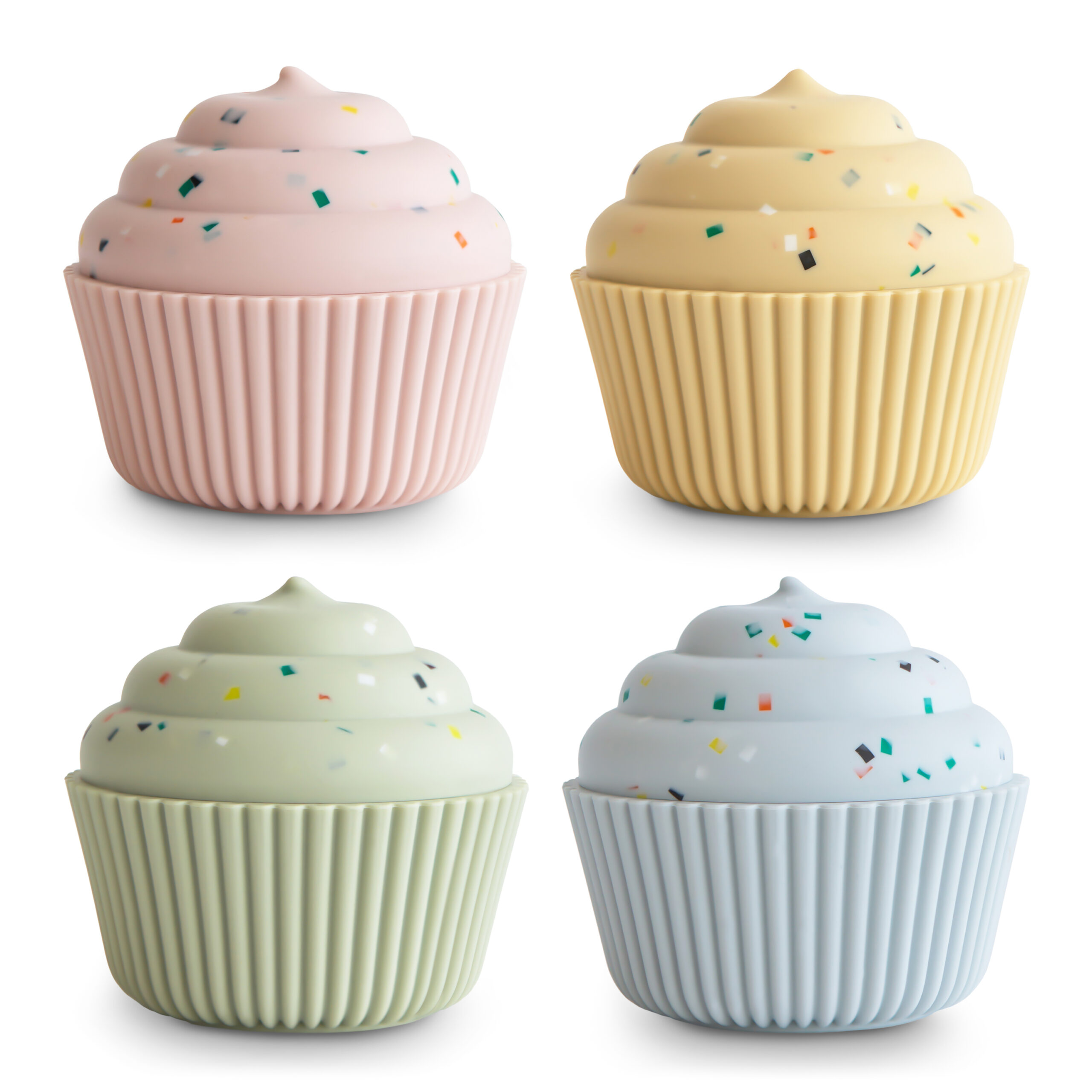 Mix and match cupcake toy
