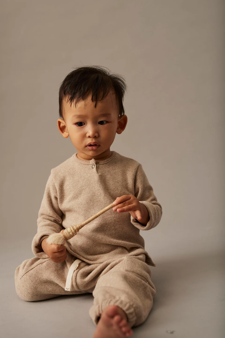 Cozmo - Soft Brushed Knit Baby Sweater - Remo, organic cotton