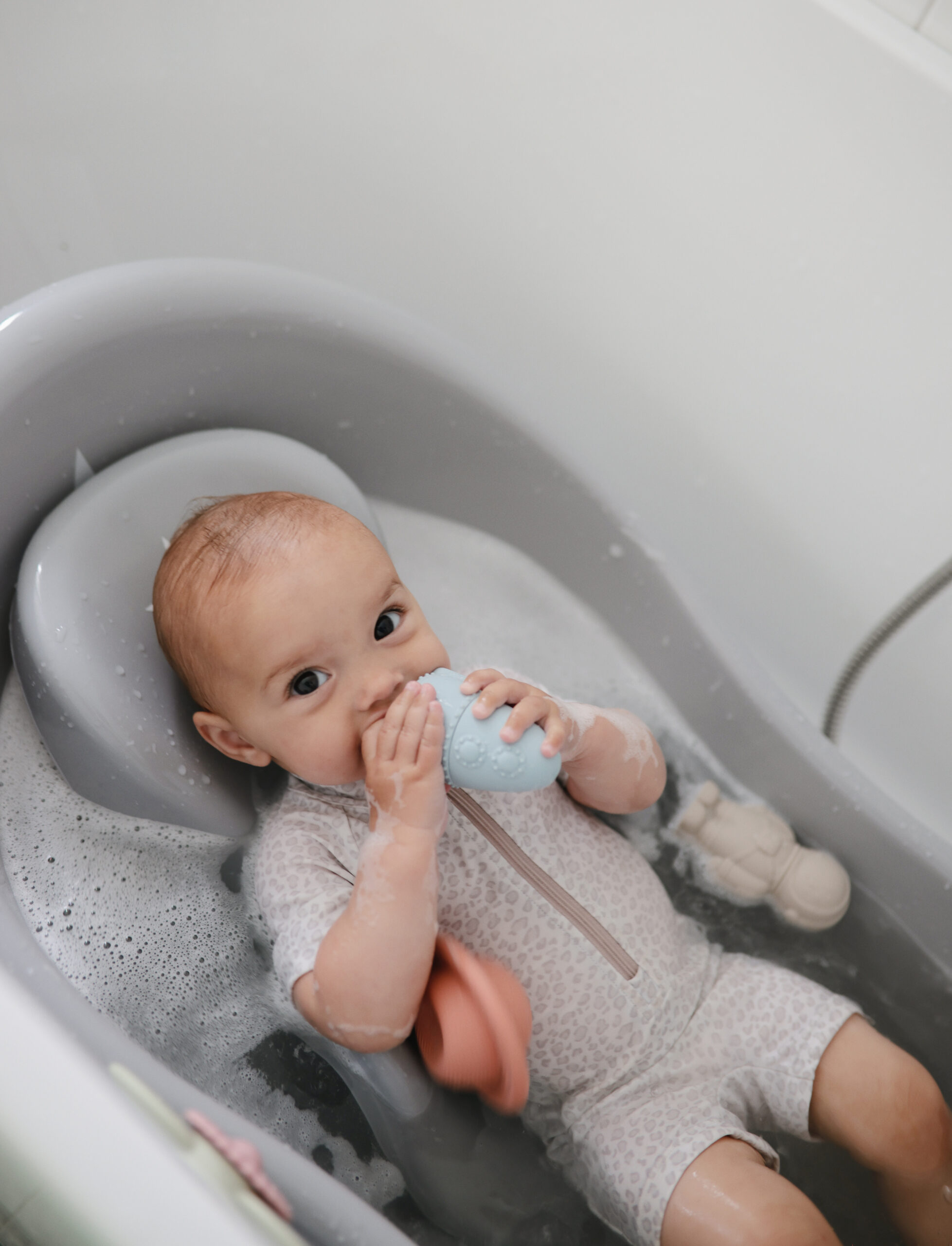 Mushie - Vehicles Bath Play Set- 4 Pack, silicone