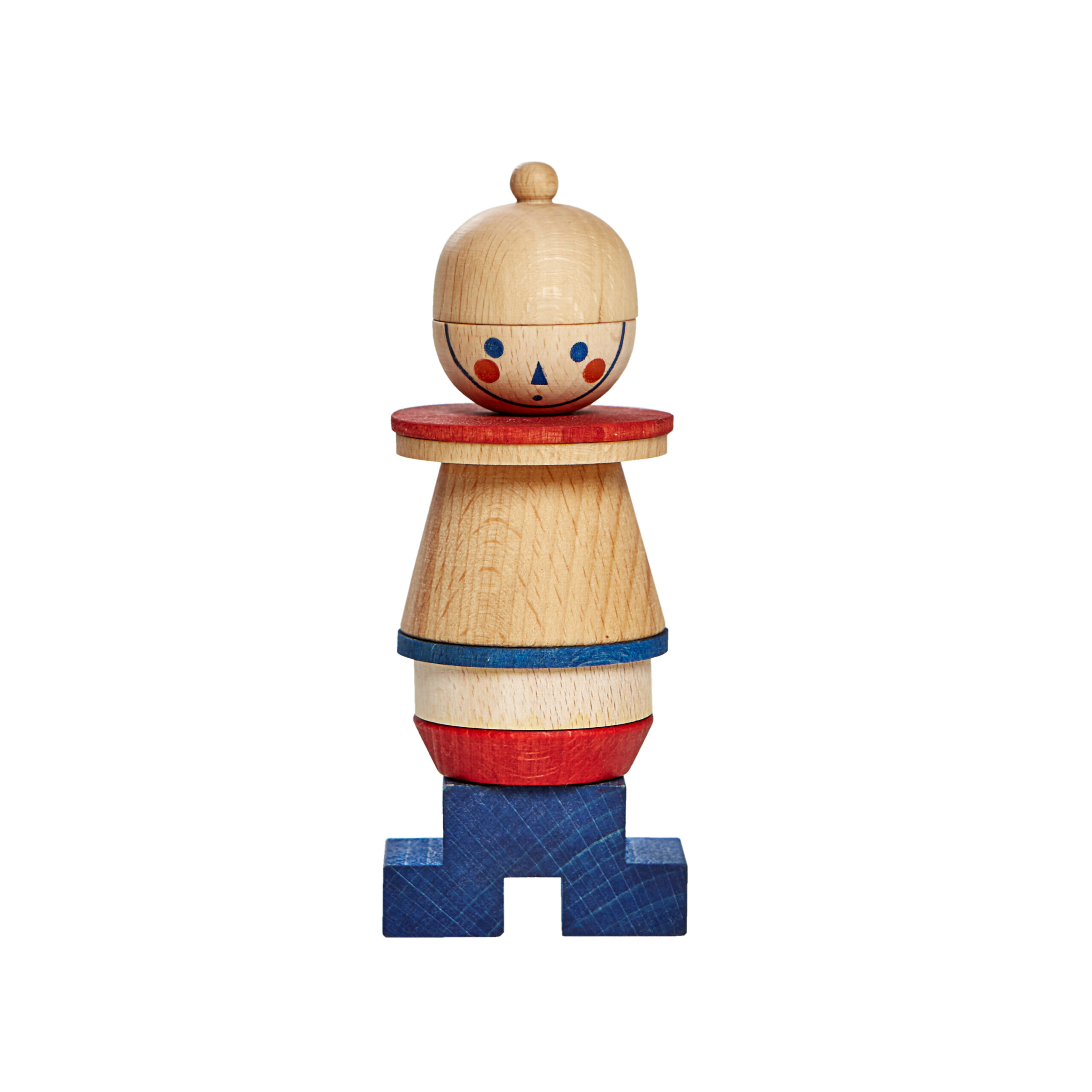 Wooden Toys - Montessori Stacking toy Stick Fig. No 02 , playground, baby and kids, natural wood