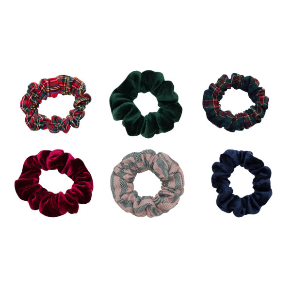 Mimi & Lula - Mixed Scrunchie Pack, Scottish design and velvet