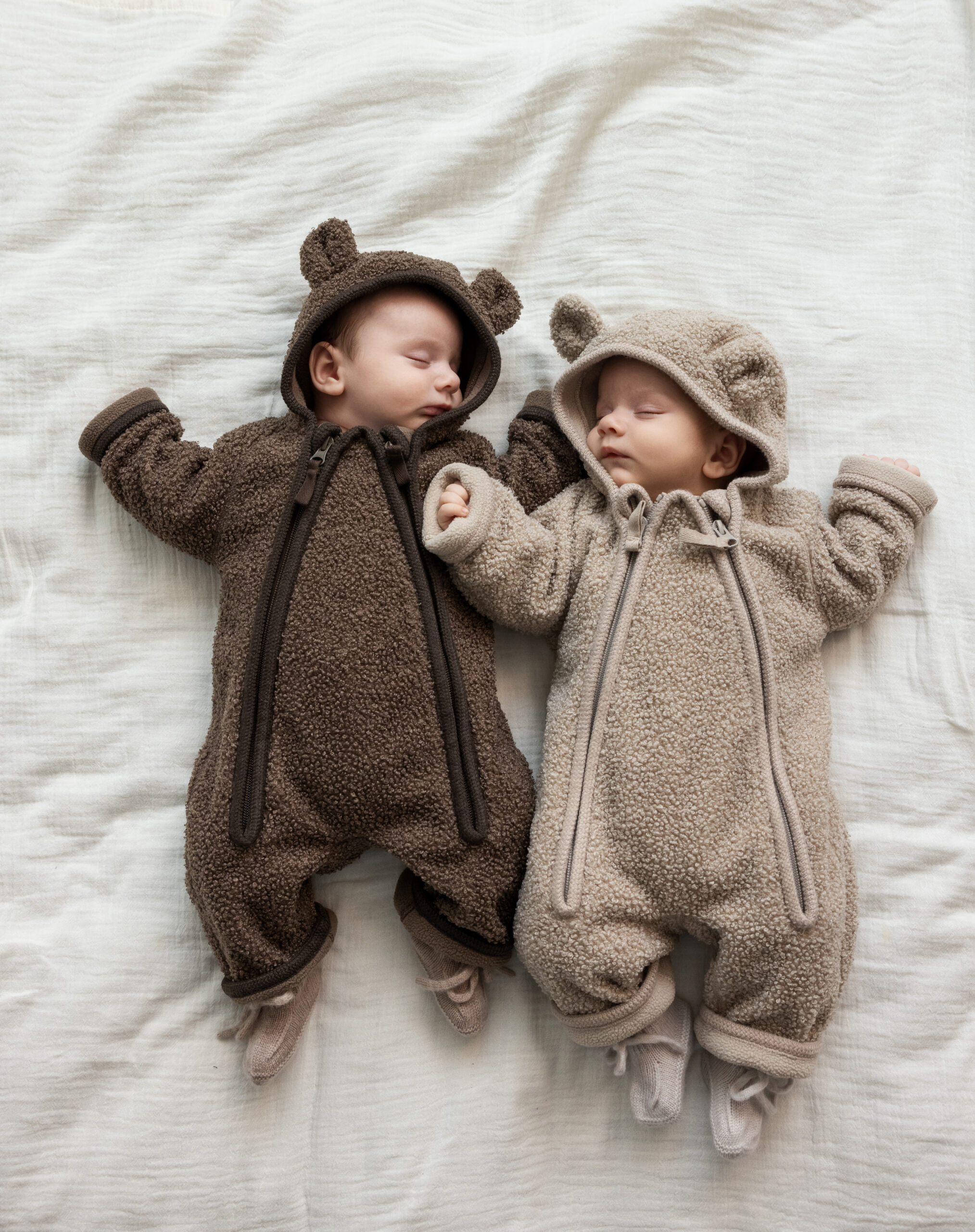 MarMar Copenhagen - Robert Suit Teddy fleece Terre, soft, brown, one piece, winter