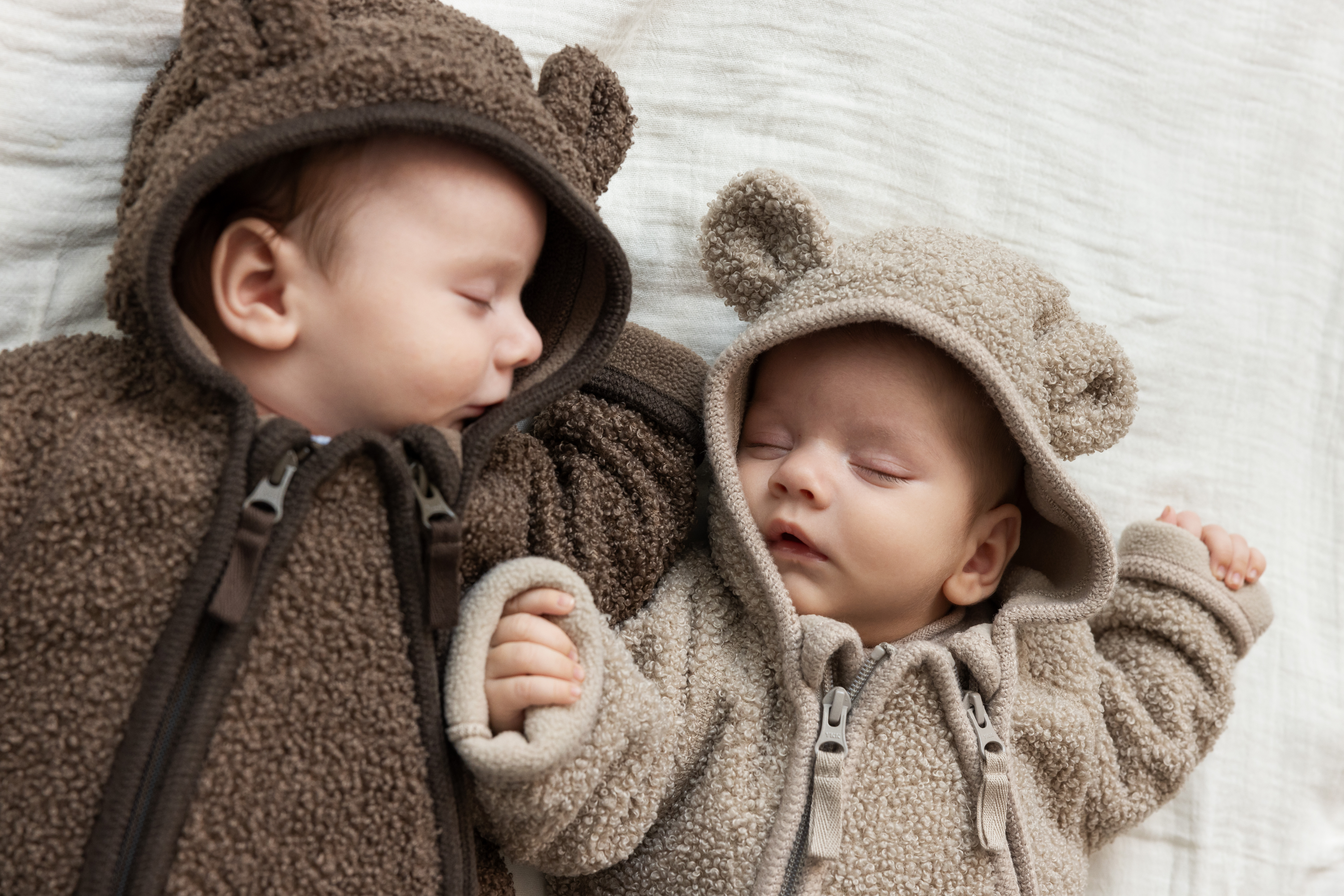 MarMar Copenhagen - Robert Suit Teddy fleece Terre, soft, brown, one piece, winter