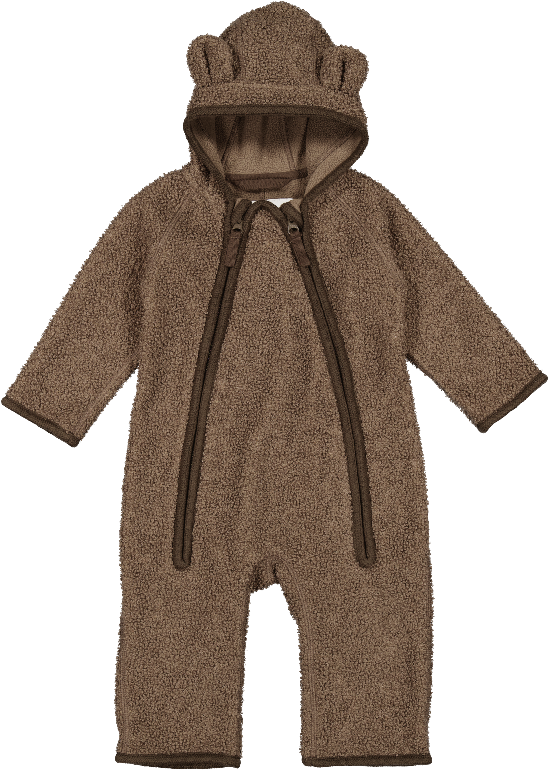 MarMar Copenhagen - Robert Suit Teddy fleece Terre, soft, brown, one piece, winter