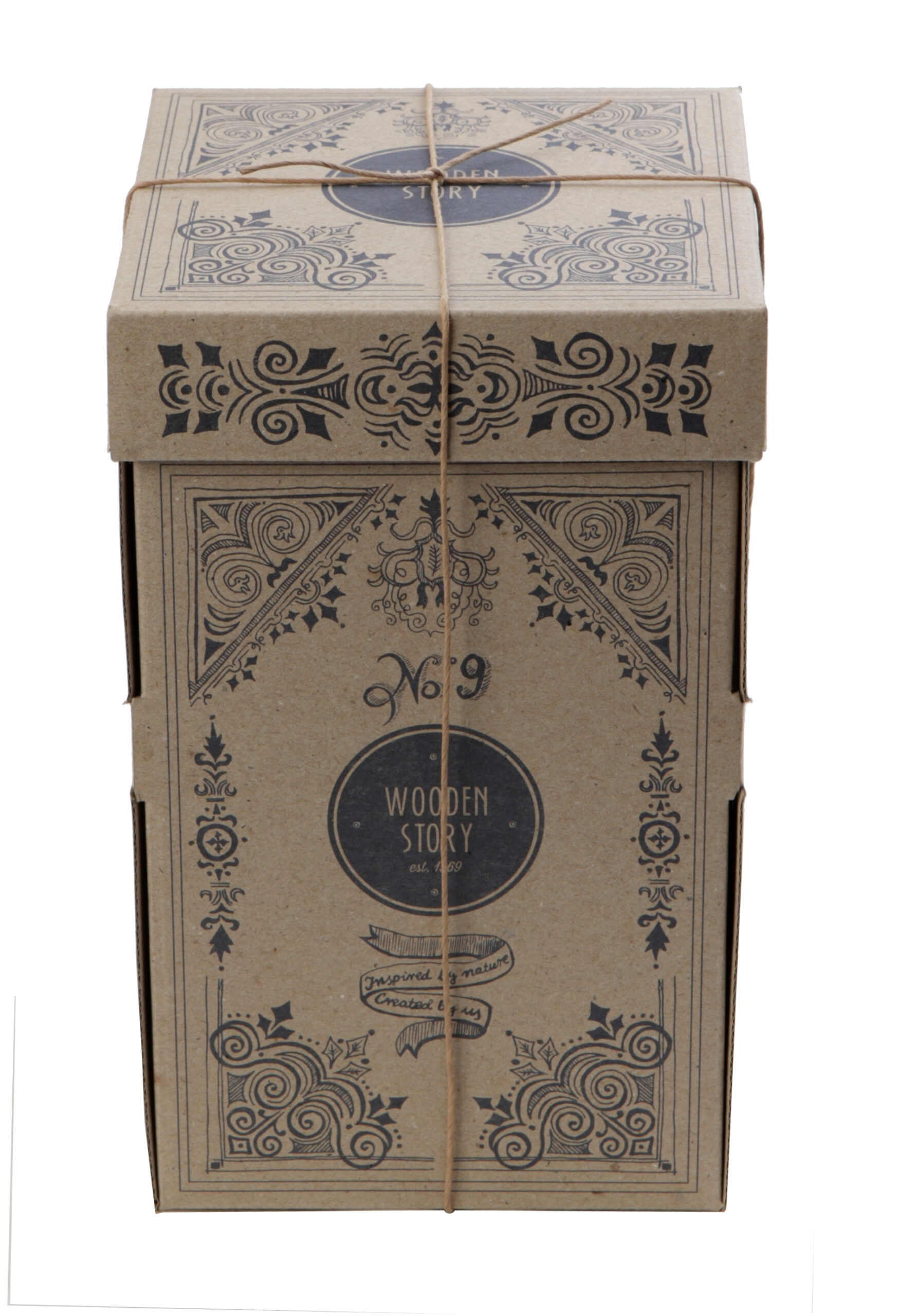 Wooden Toys - Montessori stacker natural round pyramid , playground, baby and kids, natural wood