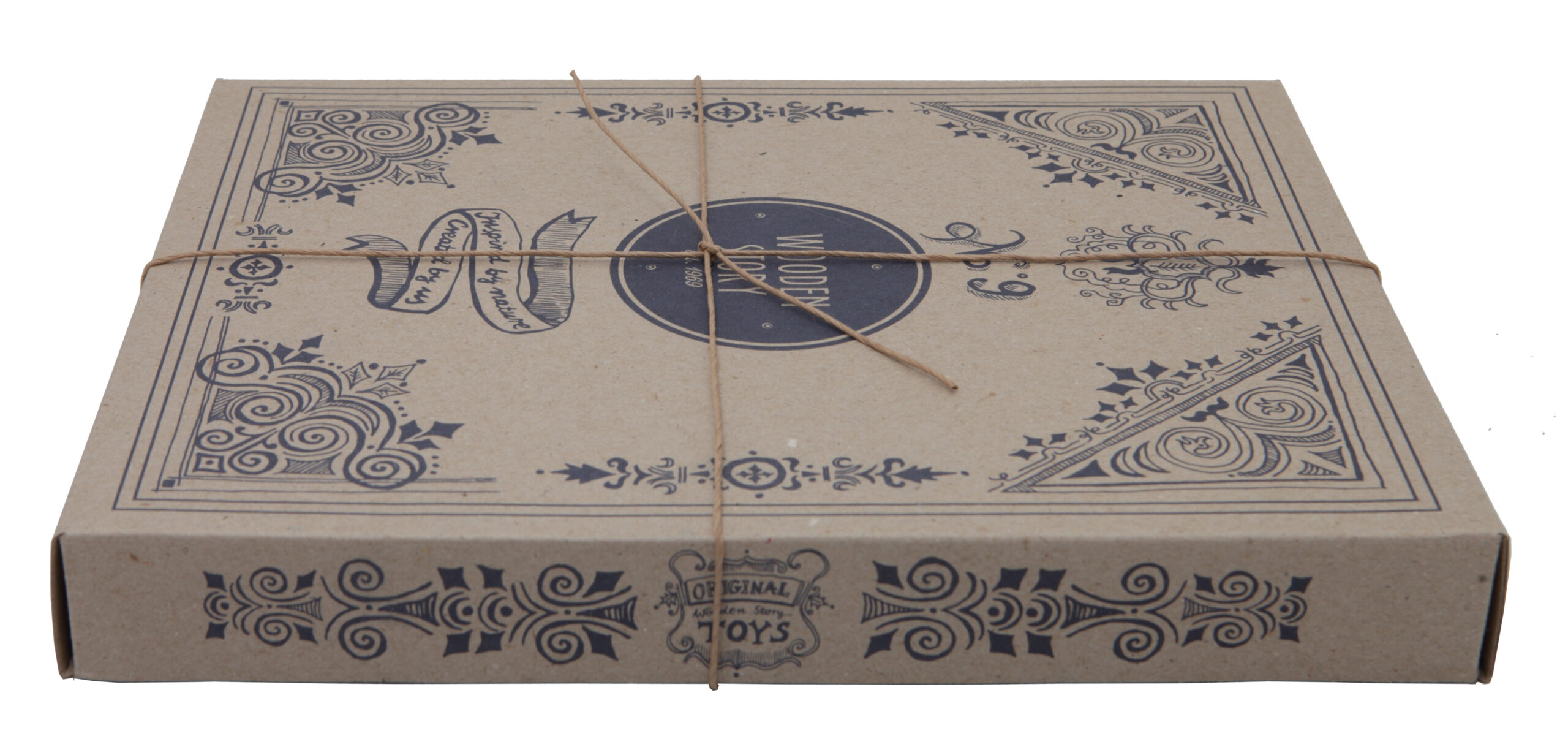 Wooden Toys - Montessori Rainbow blocks in tray - 30 pcs, playground, baby and kids, natural wood