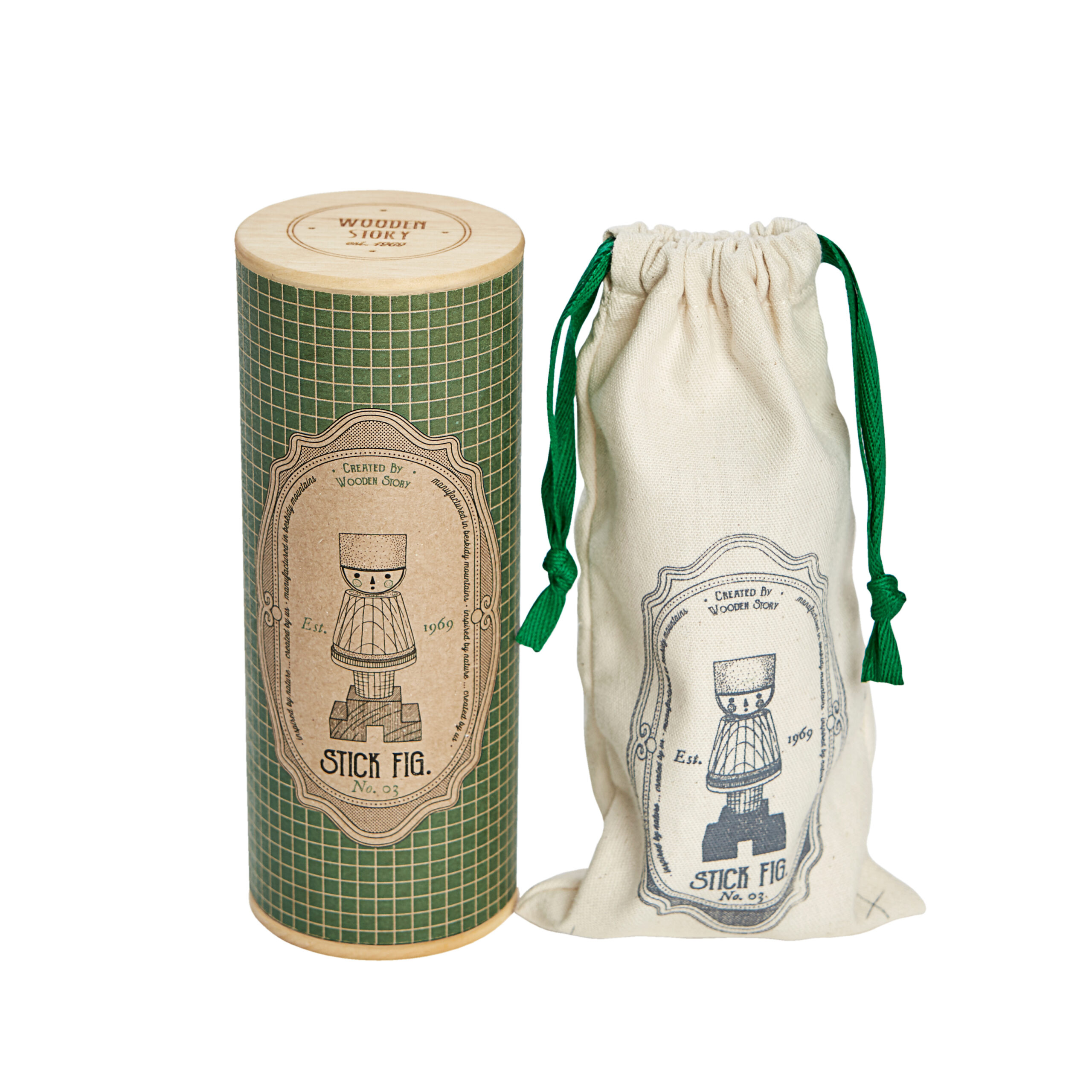 Wooden Toys - Montessori Stacking toy Stick Fig. No 03 , playground, baby and kids, natural wood