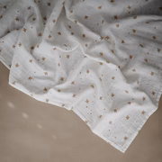 Mushie - swaddle sparrow, big swaddle, organic cotton