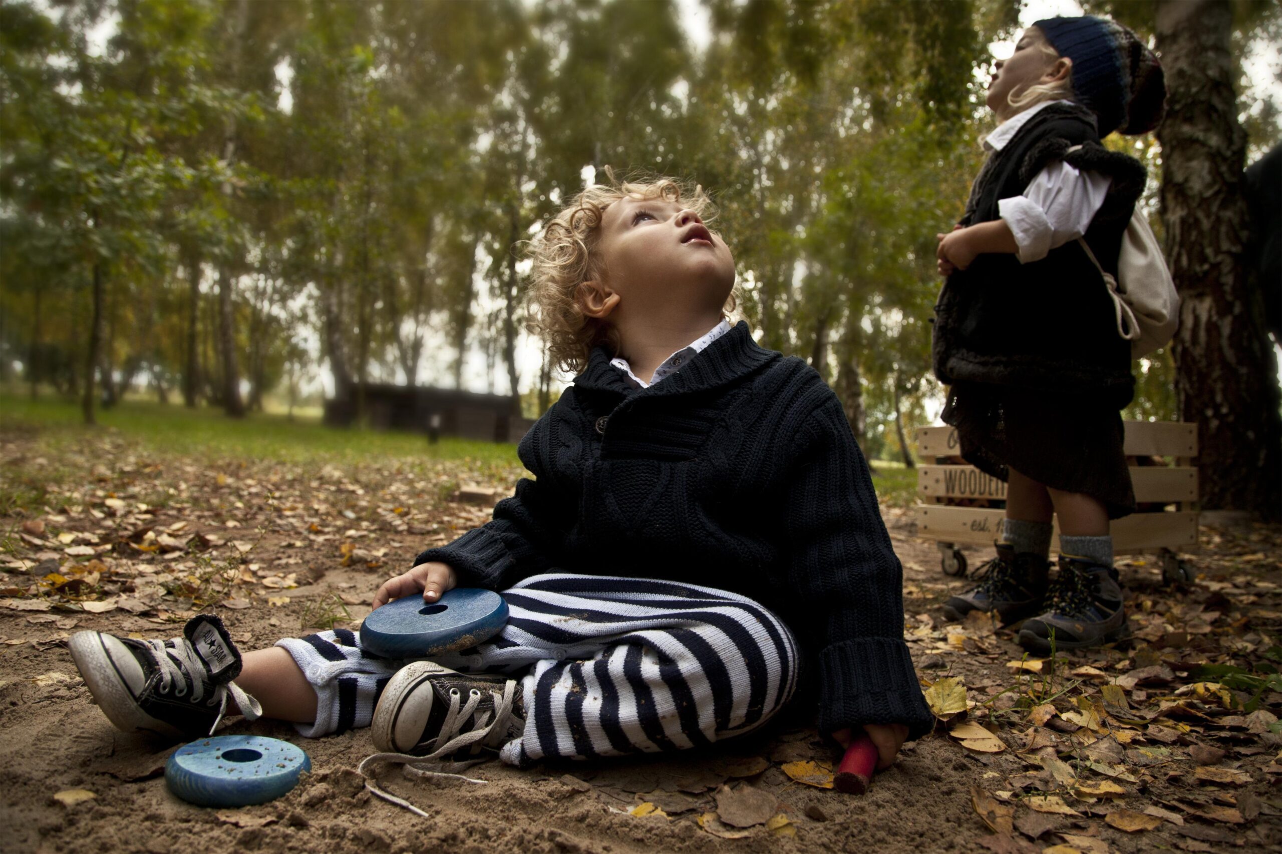 Wooden Toys - Montessori stacker Rainbow round pyramid , playground, baby and kids, natural wood