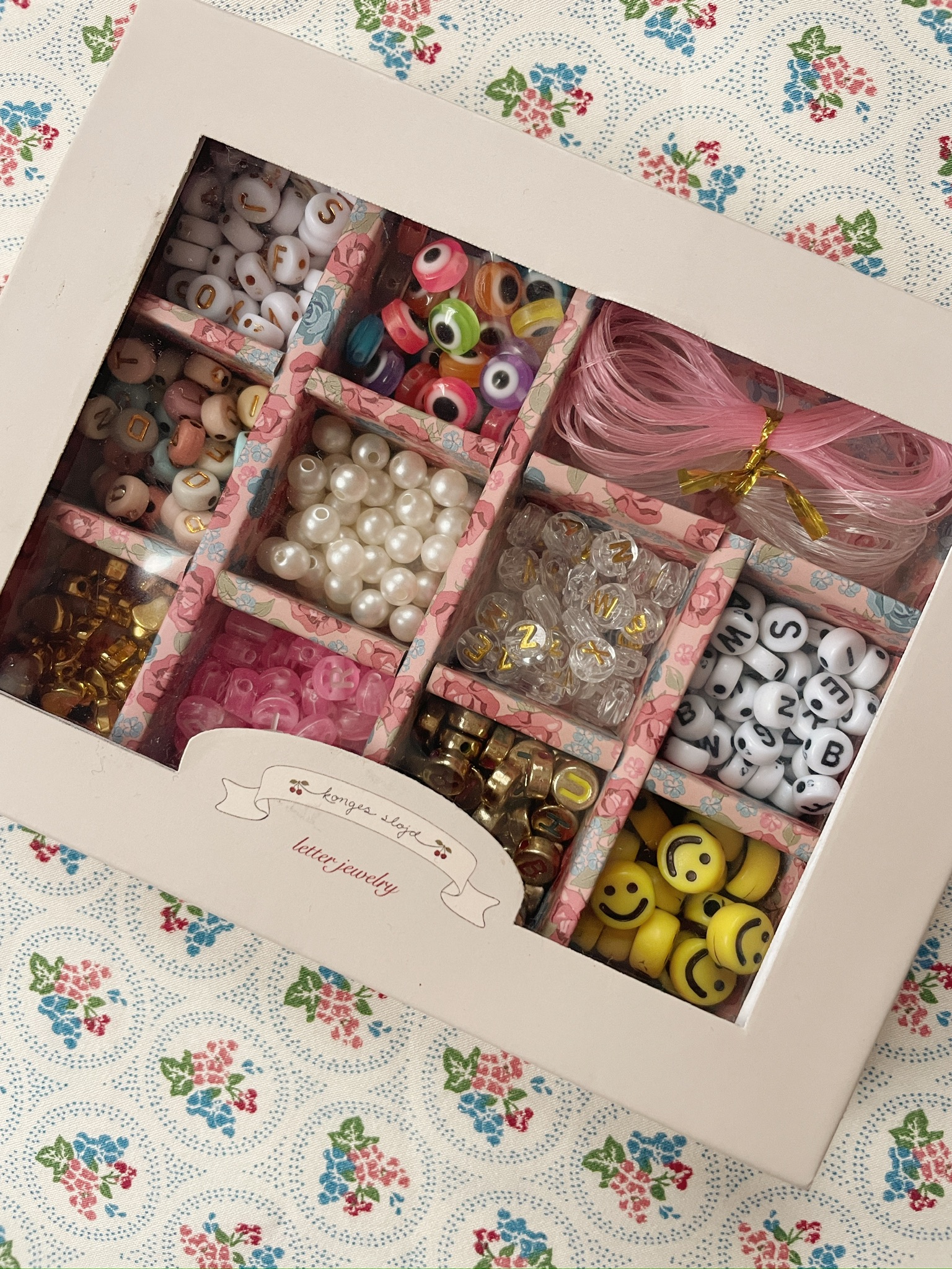 Konges slojd - ABC Jewelry Set Multi color, kids, playground, bijoux