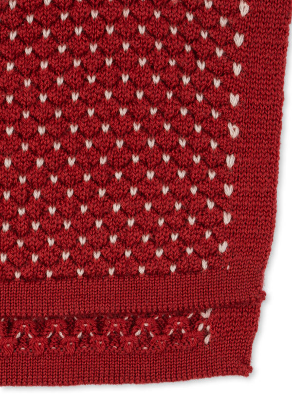 Konges Slojd – Strawberry Neckwarmer merino wool for baby and kids